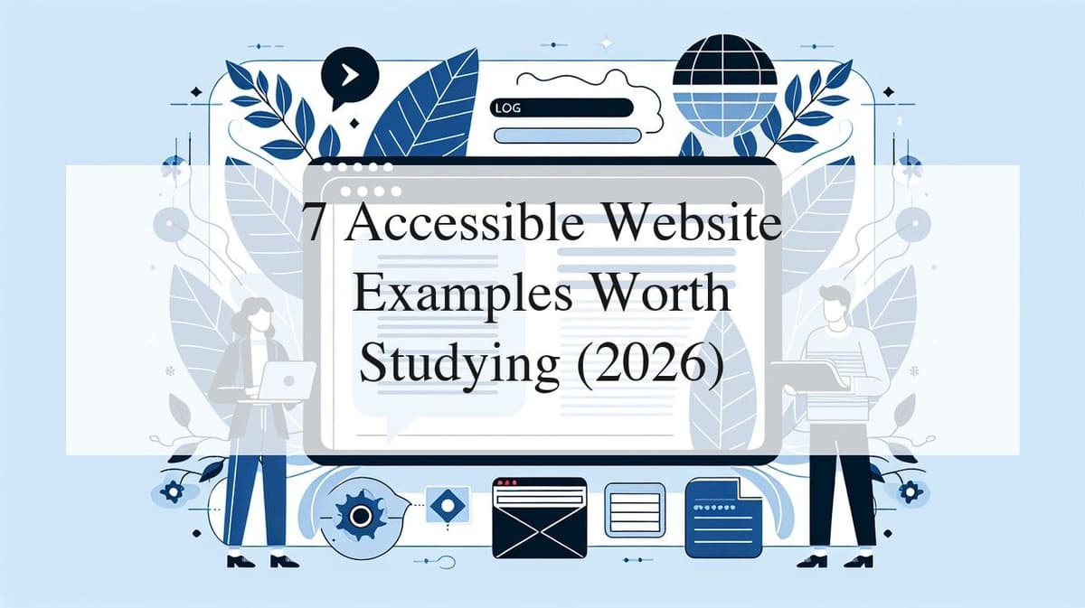 7 Accessible Website Examples Worth Studying (2026)