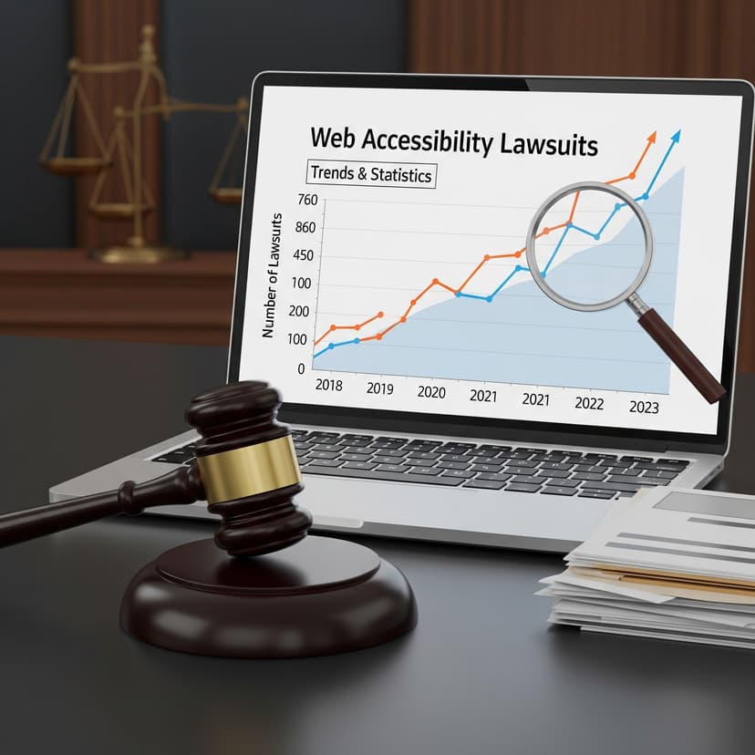 Web Accessibility Lawsuits 2026: Statistics & Trends