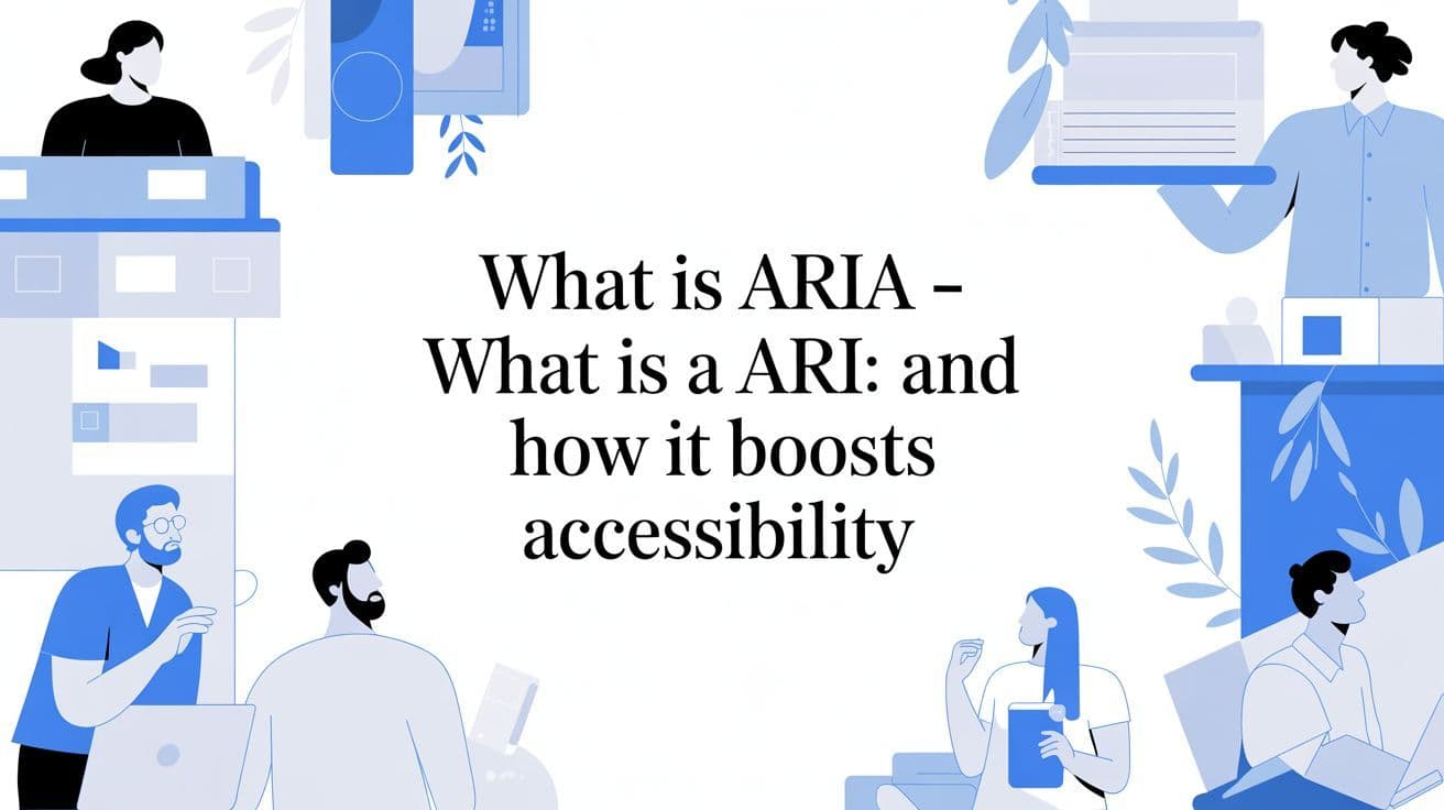 Cover image for What Is ARIA - what is a aria and how it boosts accessibility