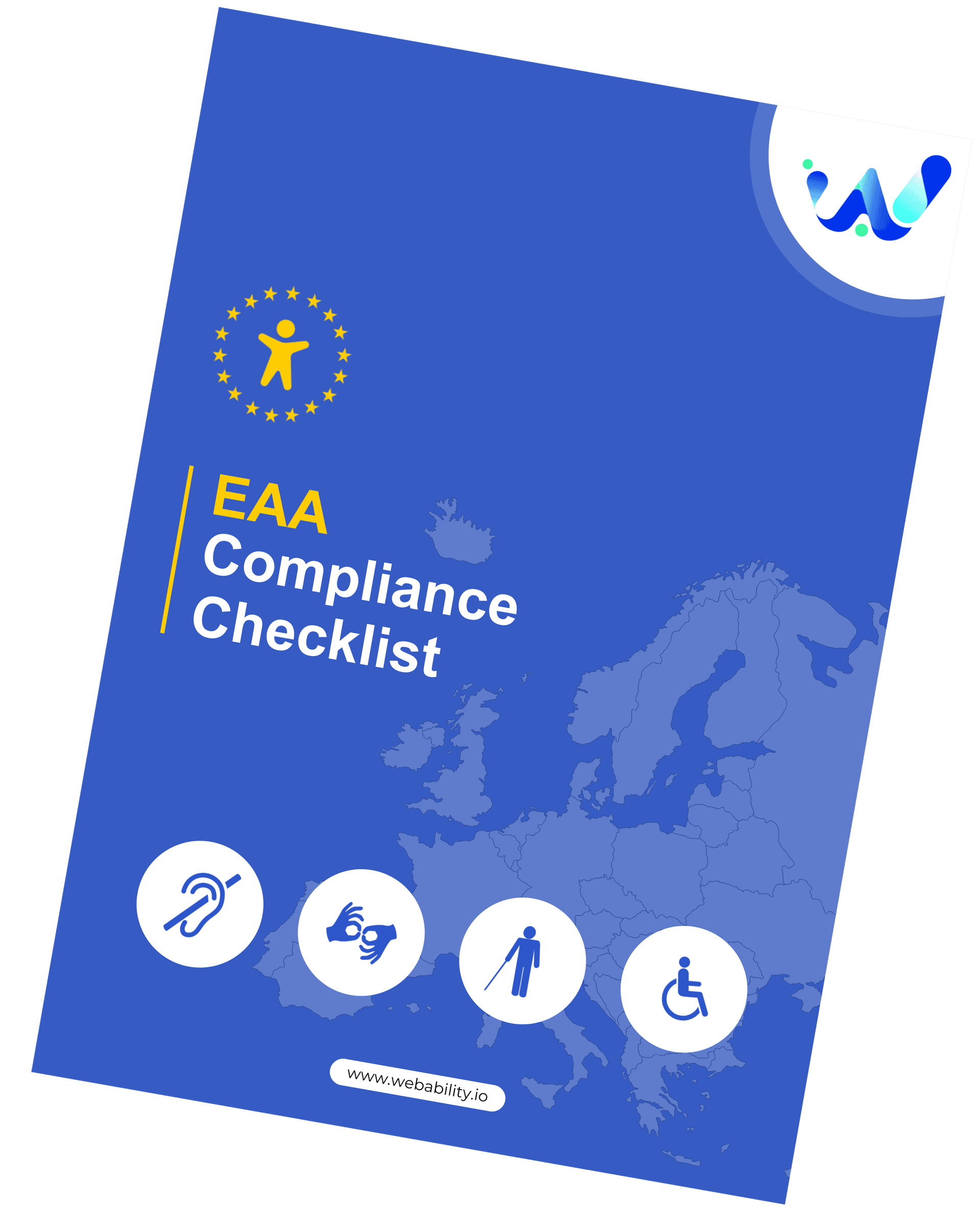 European Accessibility Act (EAA) checklist cover