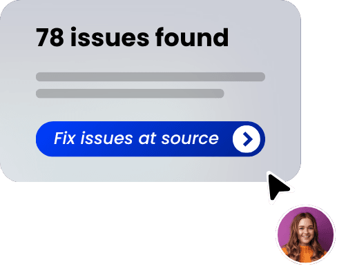 78 issues found — Fix issues at source