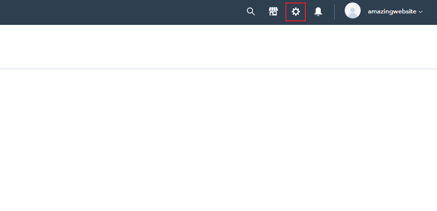 Screenshot of Hubspot Navbar Screenshot of Hubspot Navbar