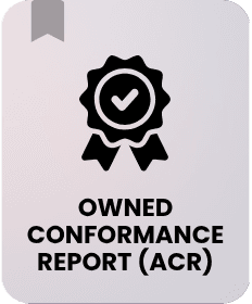 Owned Accessibility Conformance Report (ACR)