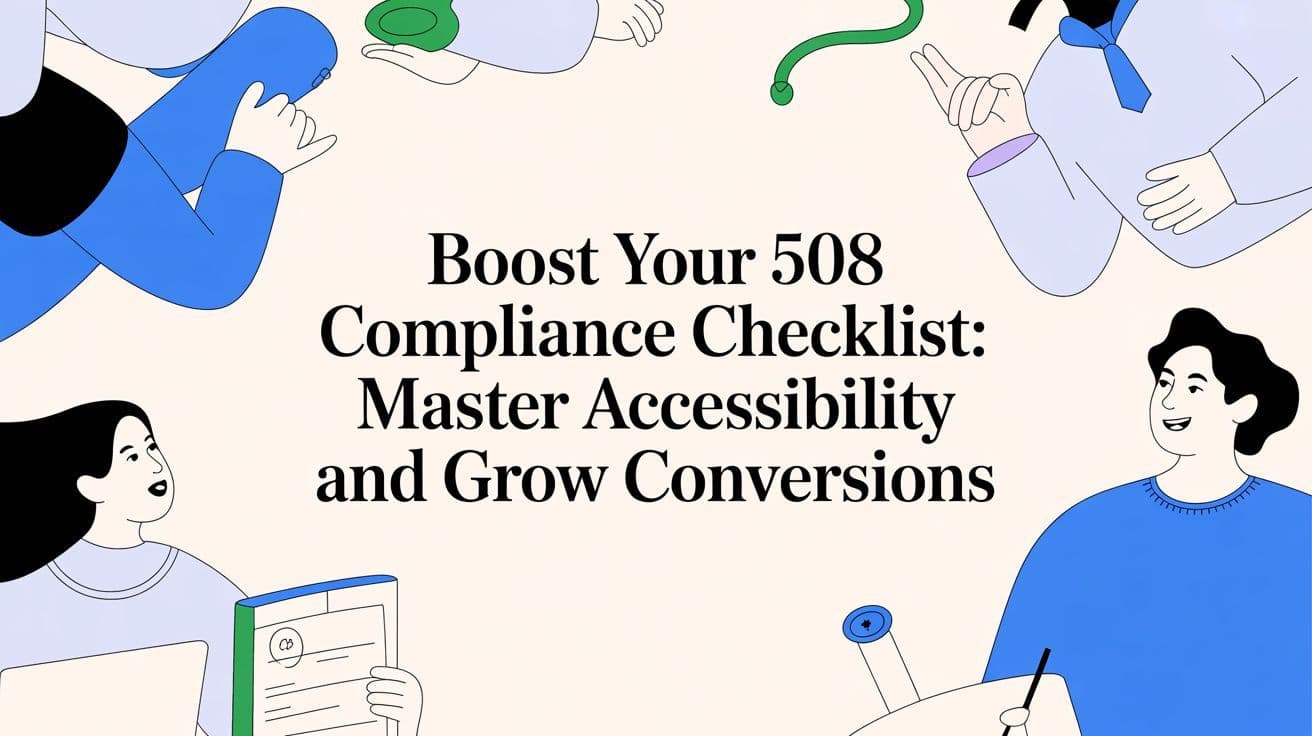Cover image for Boost Your 508 compliance checklist: Master Accessibility and Grow Conversions