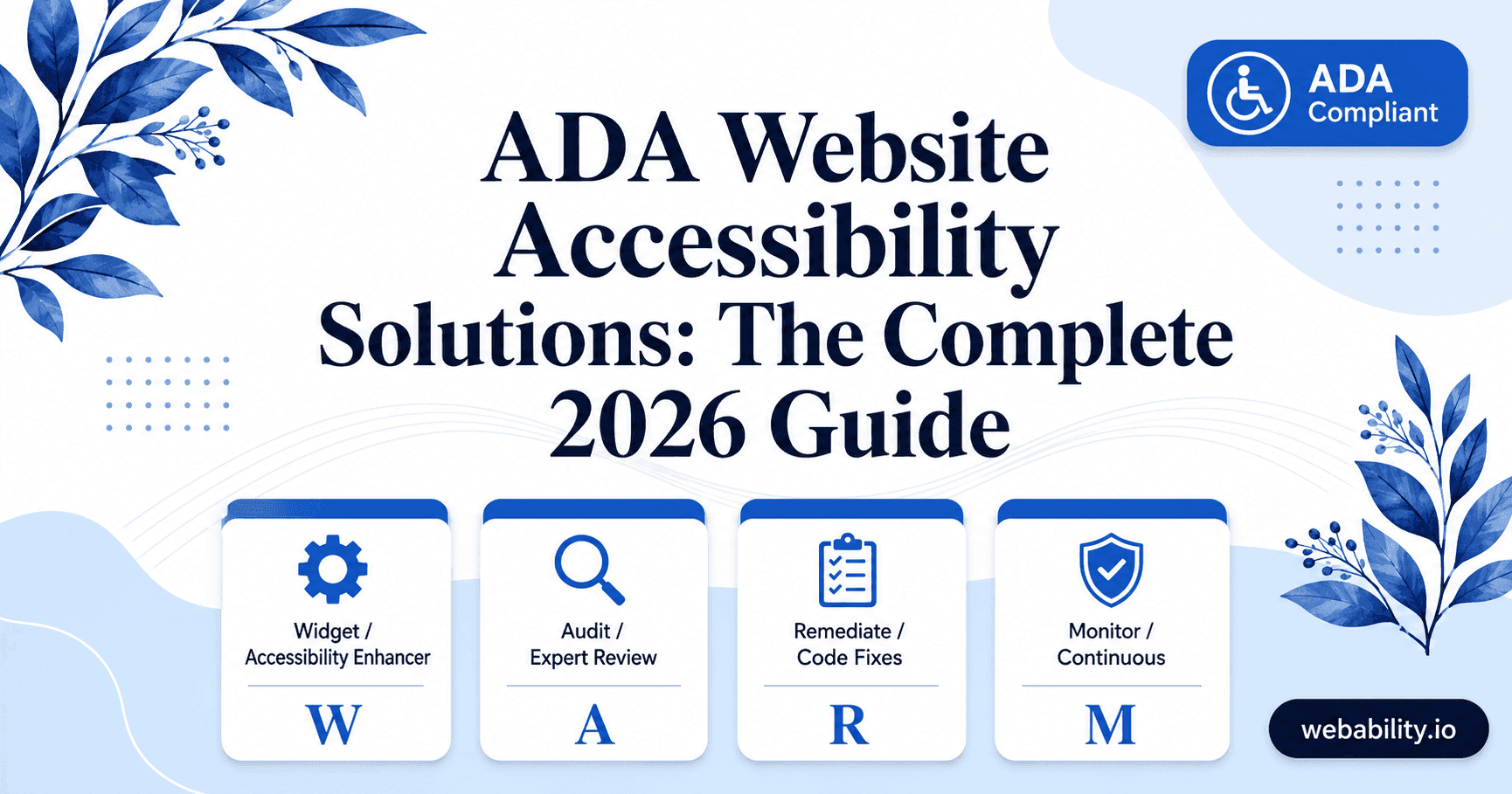 Cover image for ADA Website Accessibility Solutions: The Complete 2026 Guide
