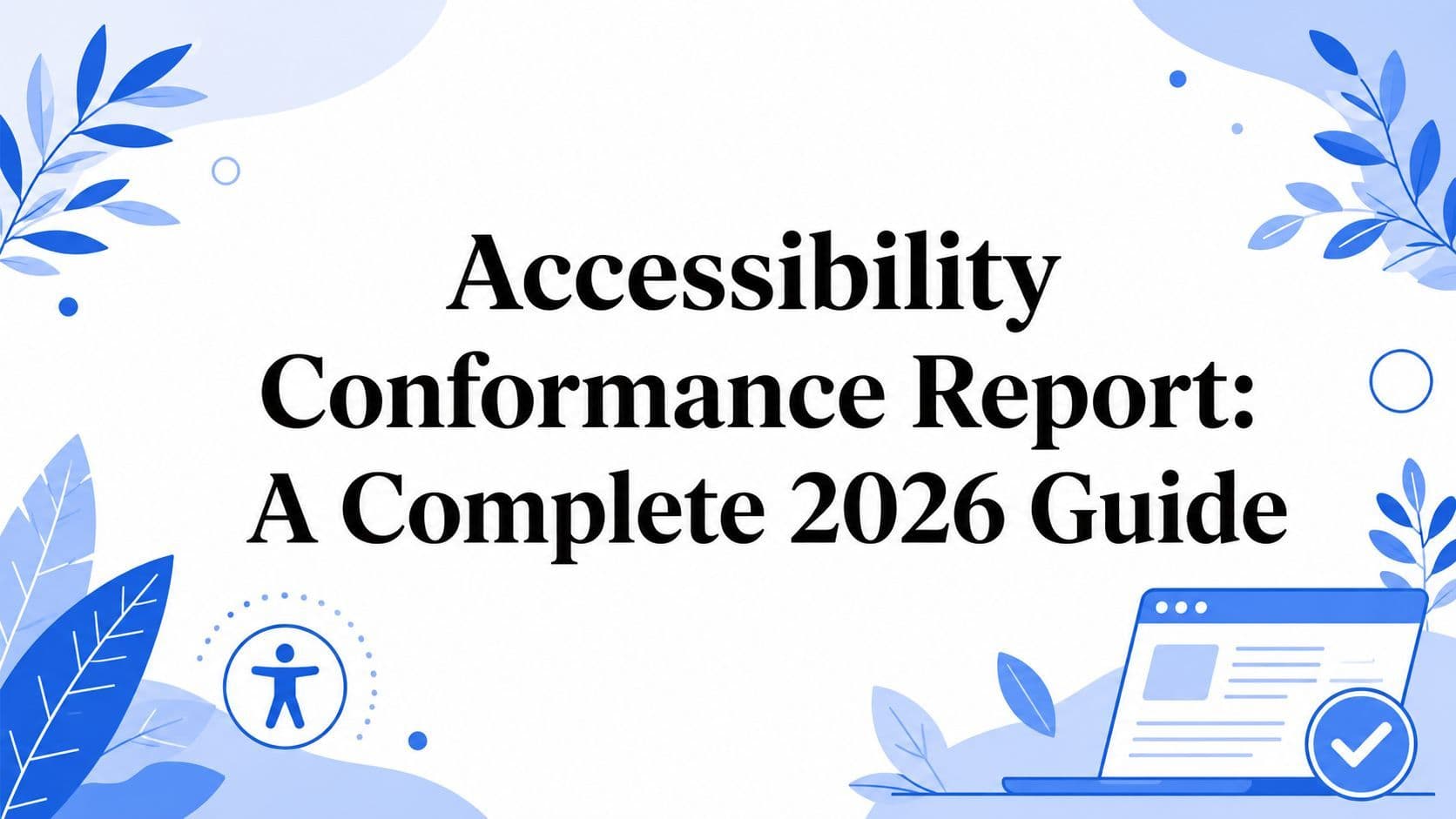 Cover image for Accessibility Conformance Report: A Complete 2026 Guide