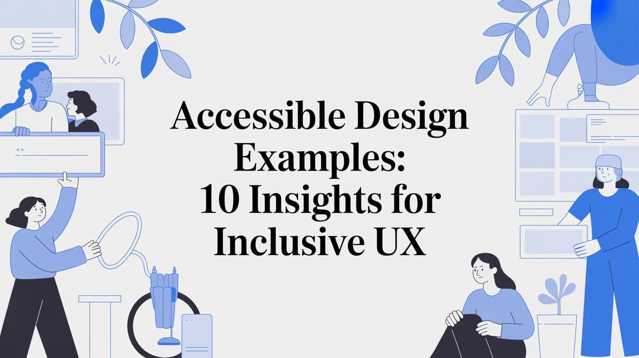 Cover image for Accessible design examples: 10 insights for inclusive UX