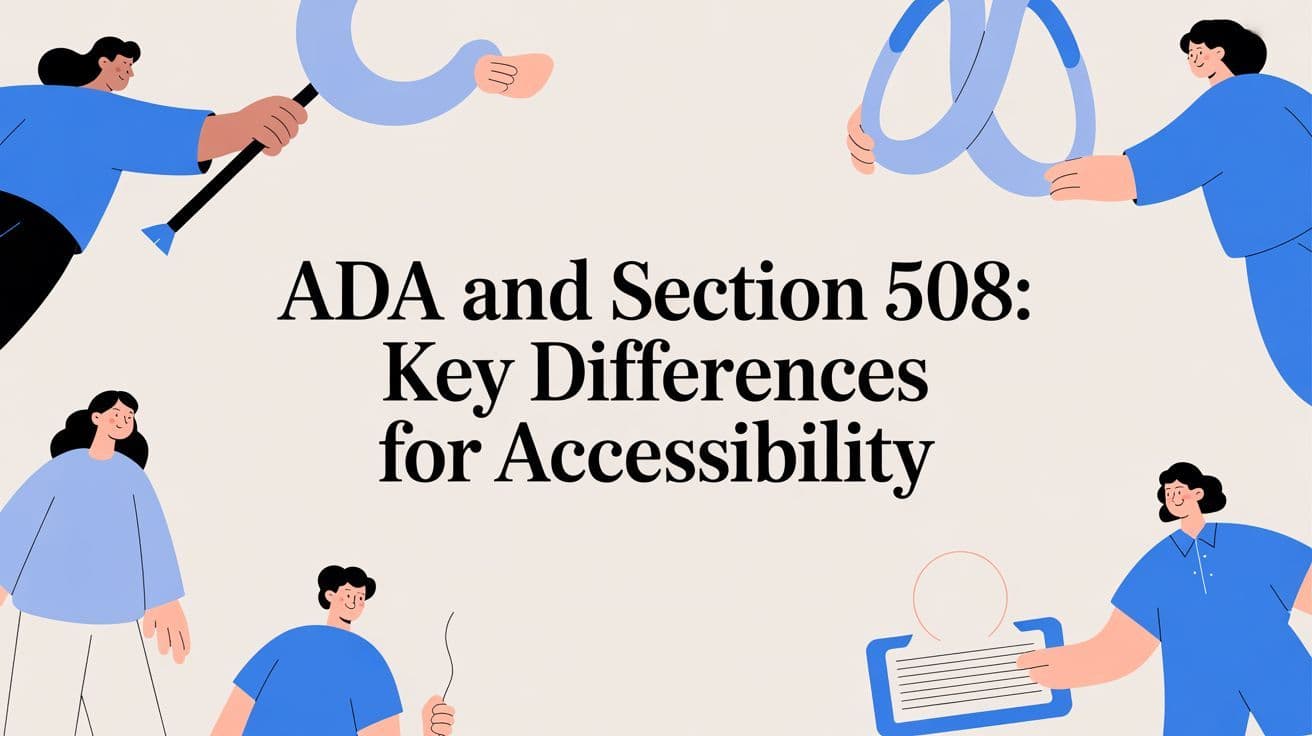 Cover image for Ada and Section 508: Key Differences for Accessibility