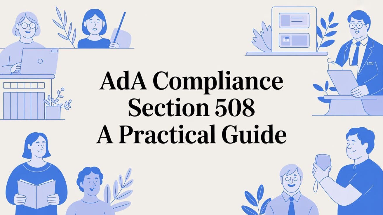 Cover image for ADA Compliance Section 508 A Practical Guide