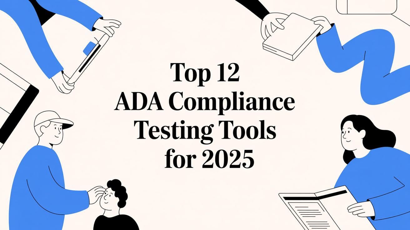 Cover image for Top 12 ADA Compliance Testing Tools for 2025