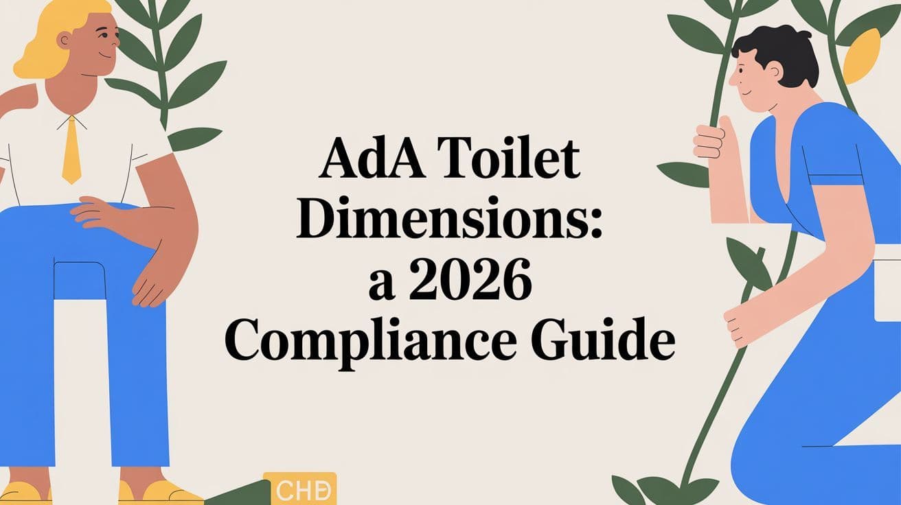 Cover image for ADA Toilet Dimensions: A 2026 Compliance Guide