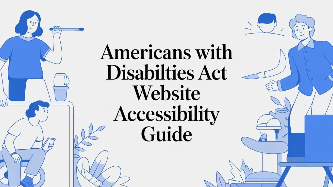 Cover image for Americans with disabilities act website accessibility guide