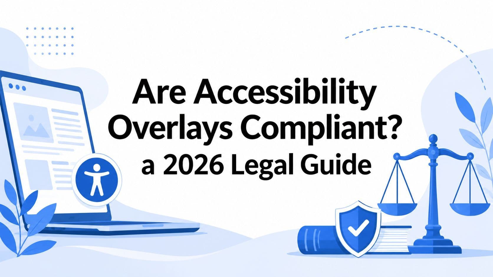 Cover image for Are Accessibility Overlays Compliant? a 2026 Legal Guide