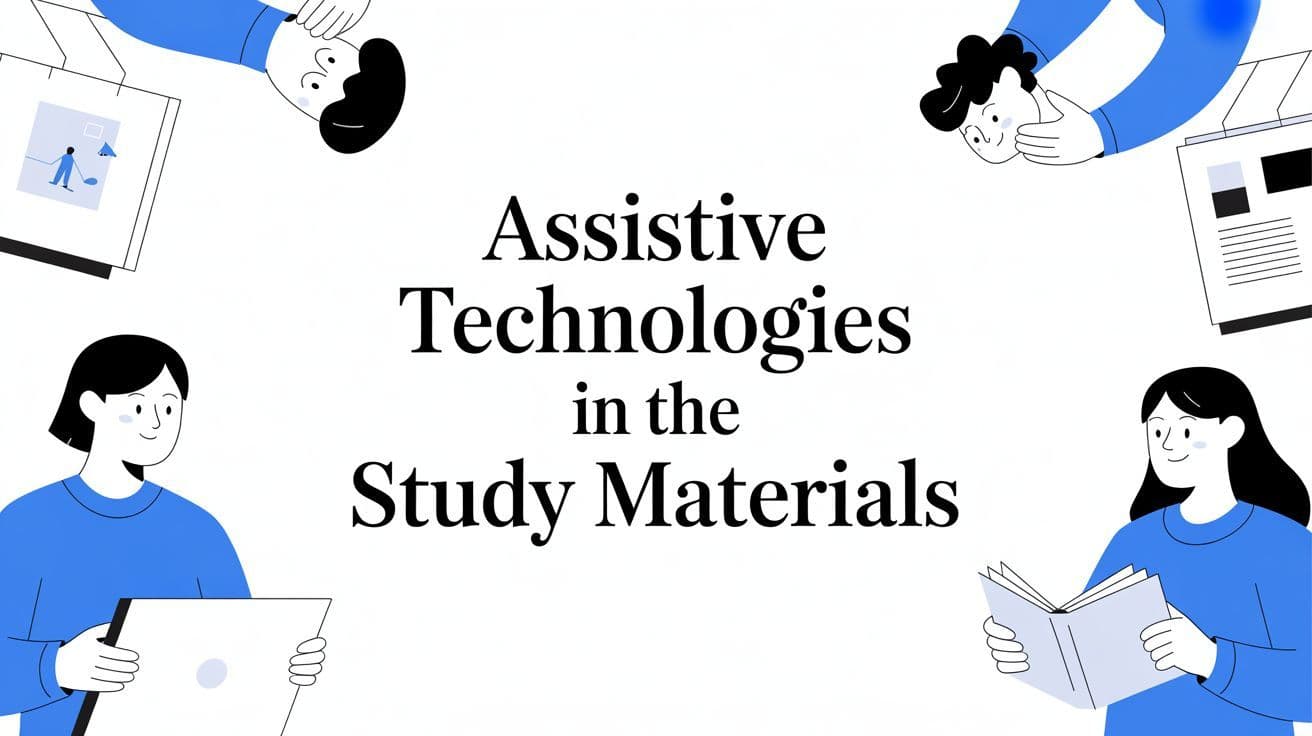 Cover image for Assistive Technologies in the Study Materials