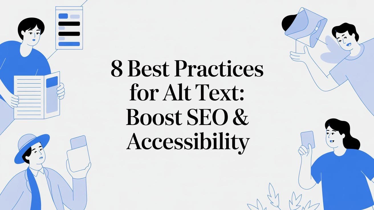 Cover image for 8 Best Practices for Alt Text: Boost SEO & Accessibility