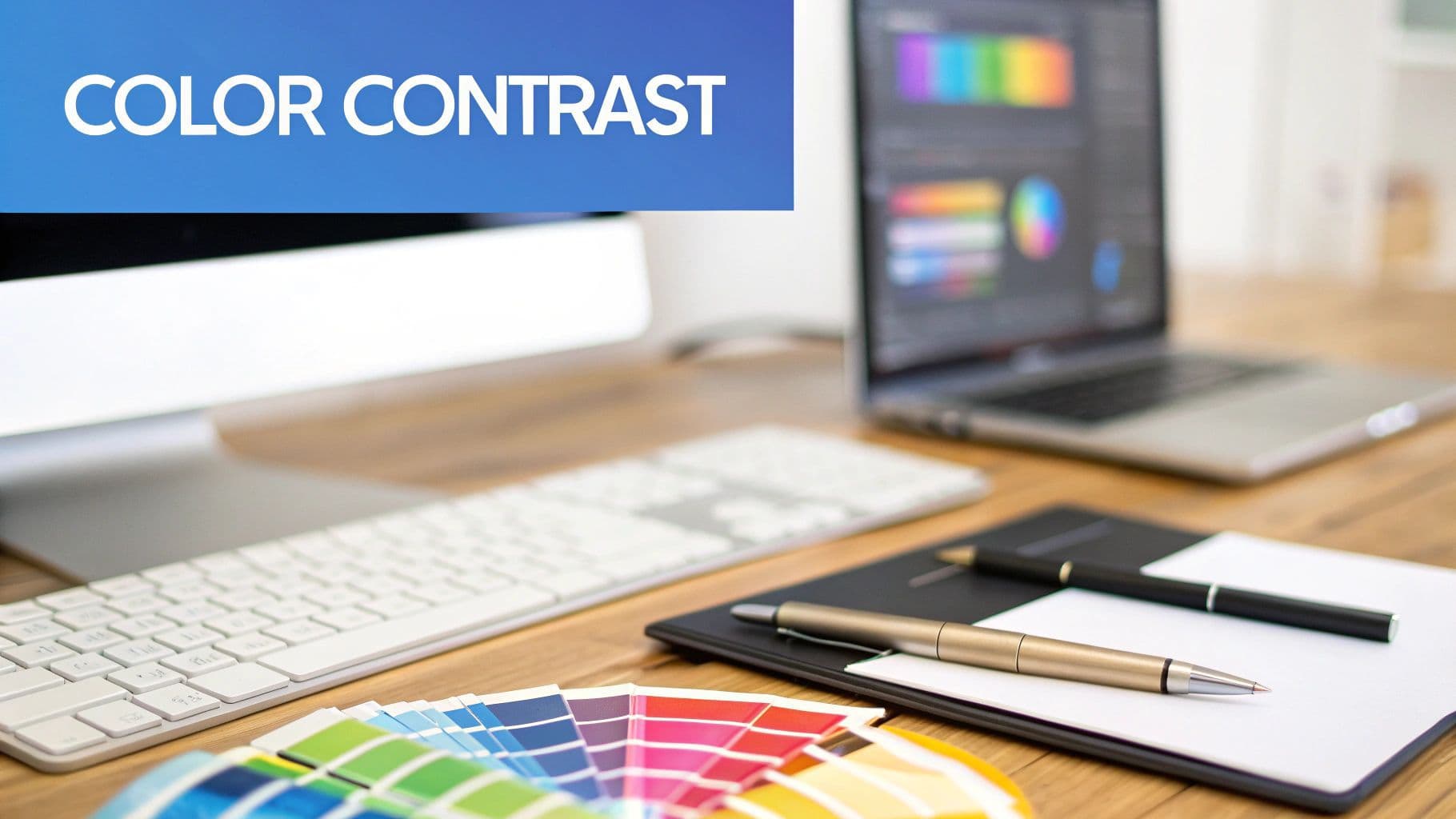 Cover image for Color Contrast for Accessibility: WCAG Guide (2026)