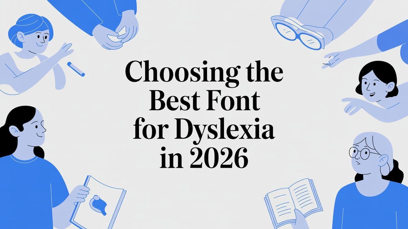 Cover image for Choosing The Best Font For Dyslexia In 2026: An E-E-A-T Guide