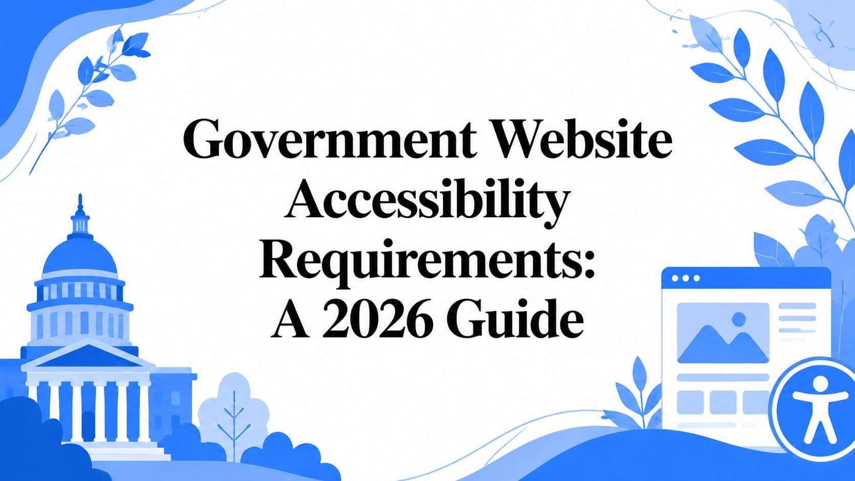 Cover image for Government Website Accessibility Requirements: A 2026 Guide