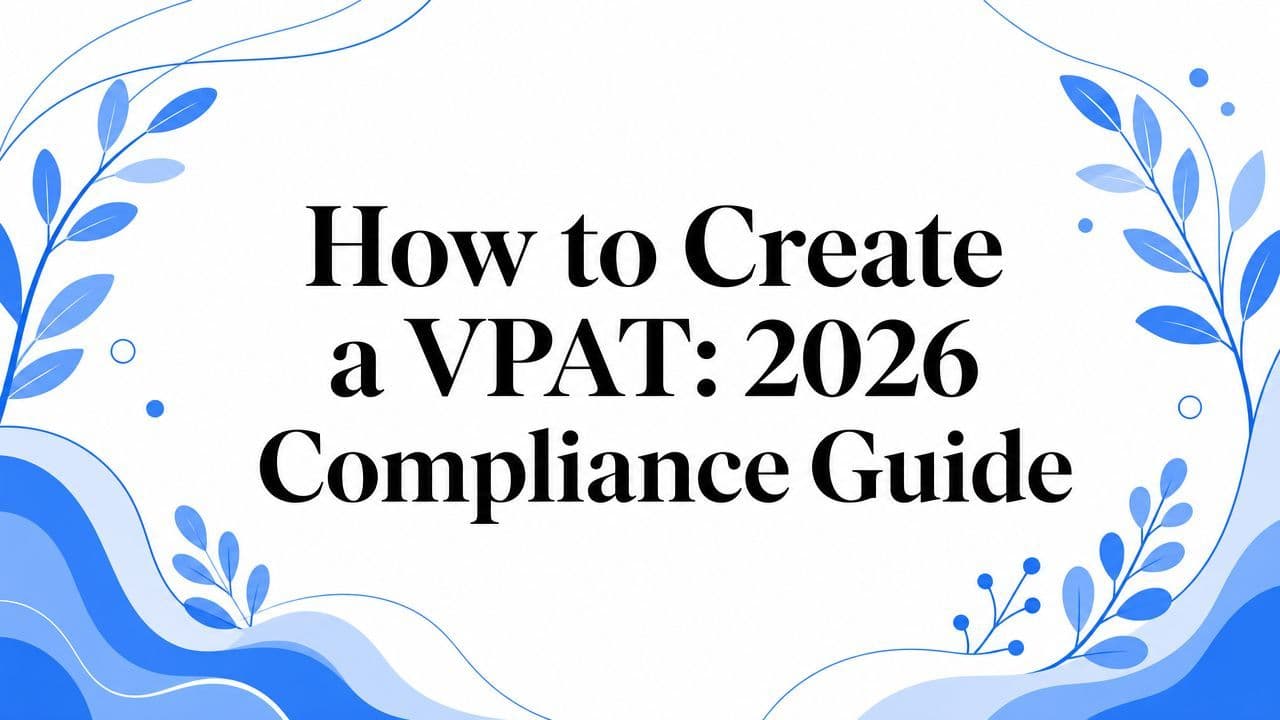 Cover image for How to Create a VPAT: 2026 Compliance Guide