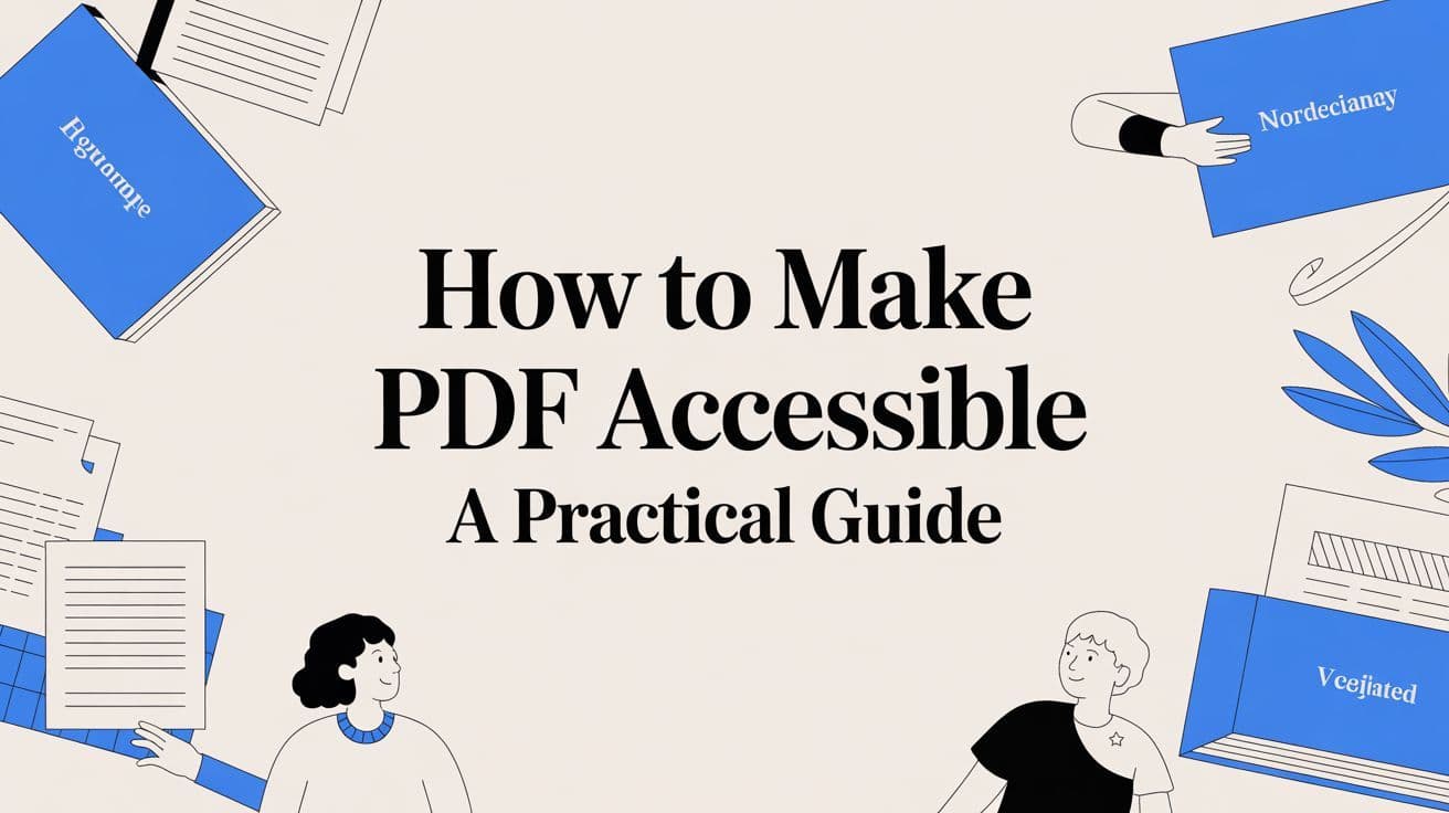 Cover image for How to Make PDF Accessible A Practical Guide
