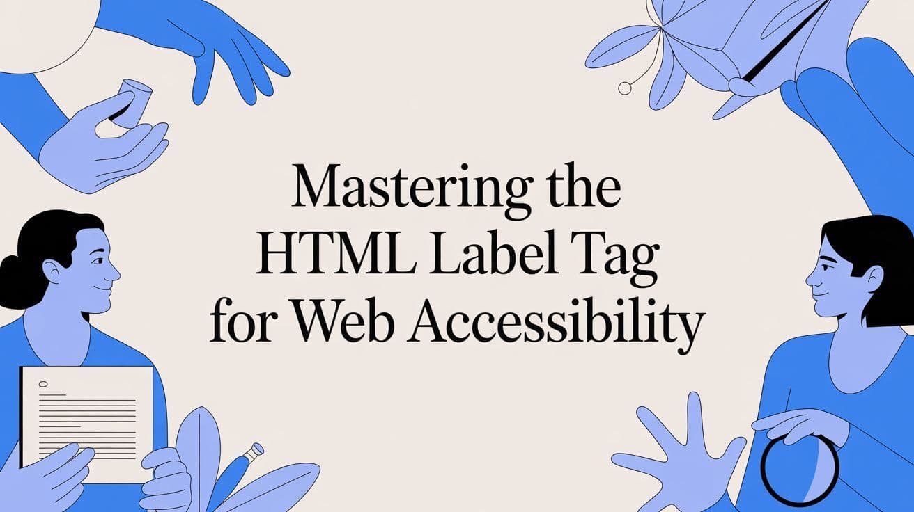 Cover image for Mastering The HTML Label Tag For Web Accessibility