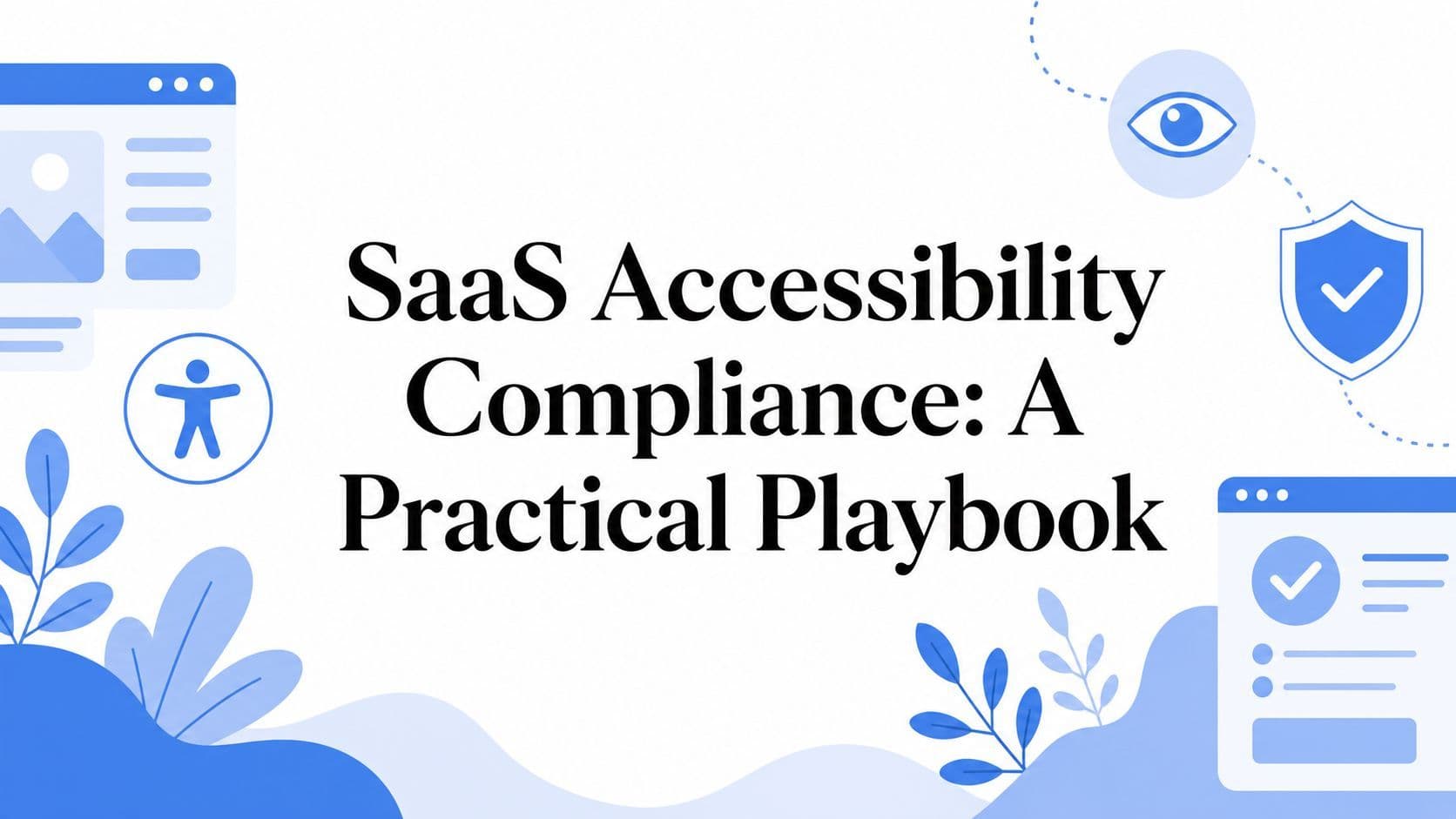 Cover image for SaaS Accessibility Compliance: A Practical Playbook