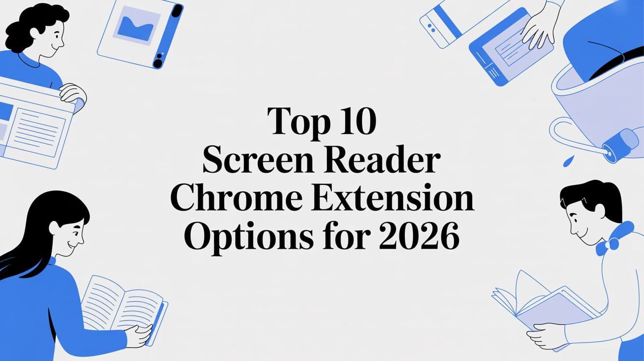 Cover image for Top 10 Screen Reader Chrome Extension Options for 2026
