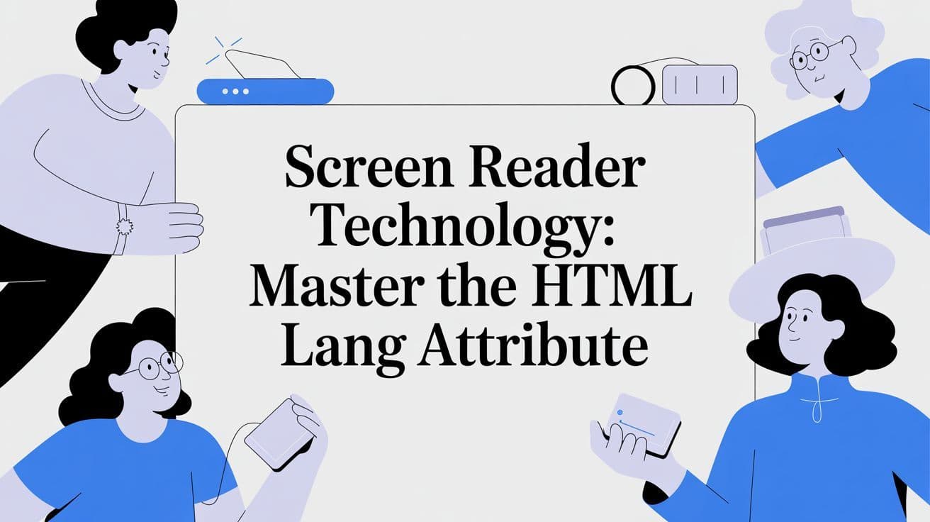 Cover image for Screen Reader Technology: Master the HTML Lang Attribute