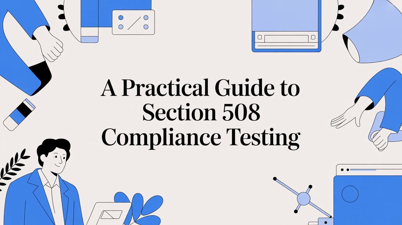 Cover image for A Practical Guide to Section 508 Compliance Testing