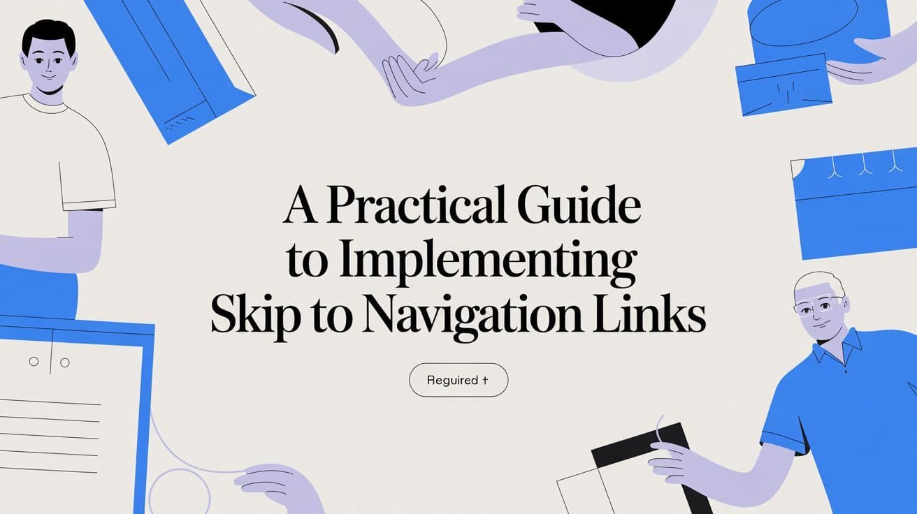 Cover image for A Practical Guide to Implementing Skip to Navigation Links