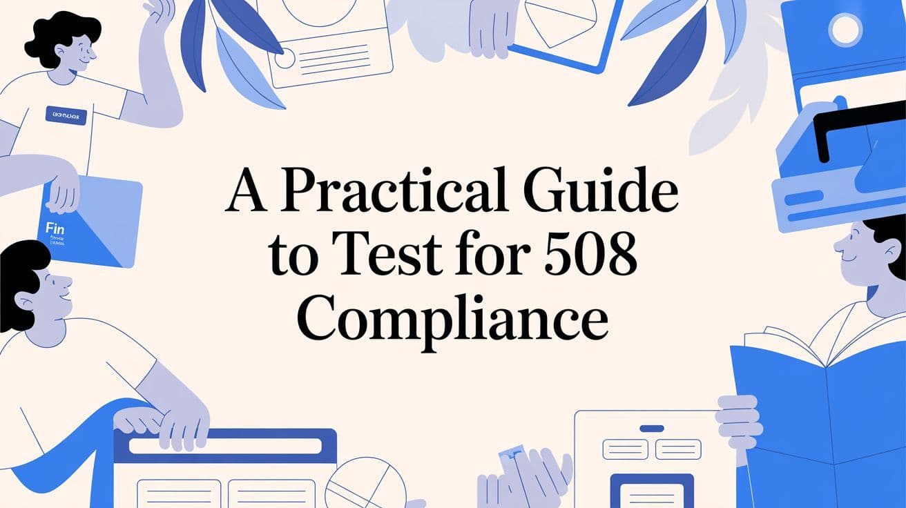 Cover image for A Practical Guide to Test for 508 Compliance