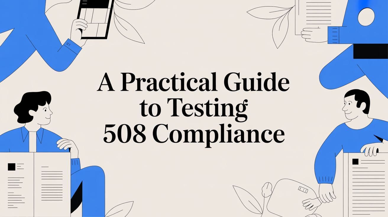 Cover image for A Practical Guide to Testing 508 Compliance