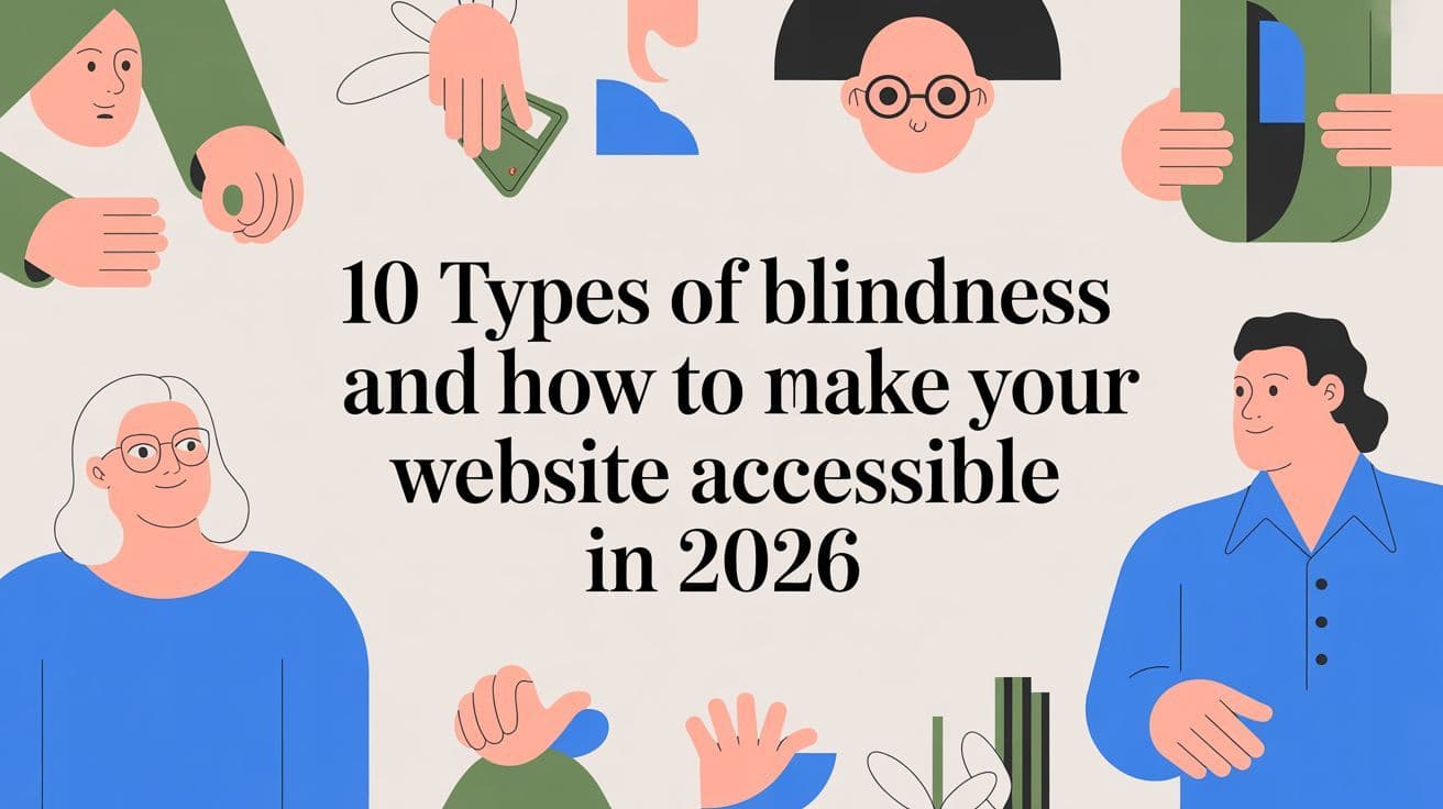 Cover image for 10 Types of Blindness and How to Make Your Website Accessible in 2026