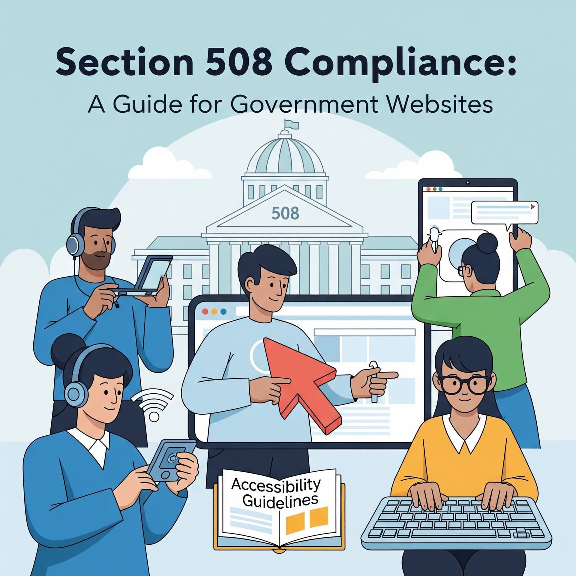 Cover image for Section 508 Compliance: A Guide for Government Websites