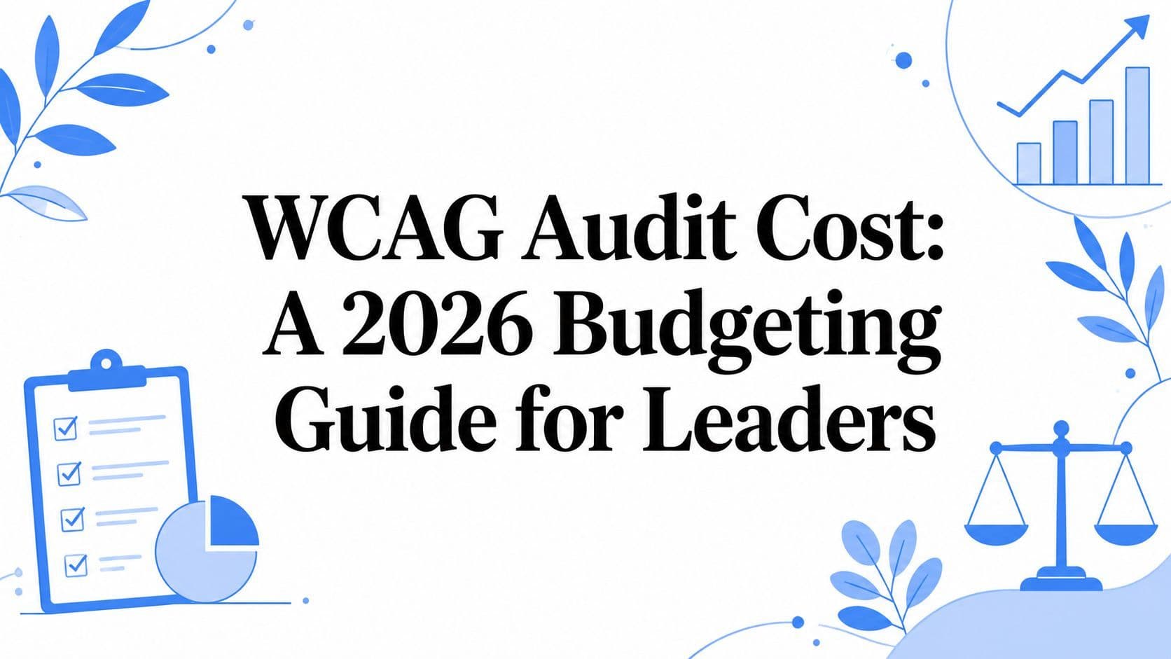 Cover image for WCAG Audit Cost: A 2026 Budgeting Guide for Leaders