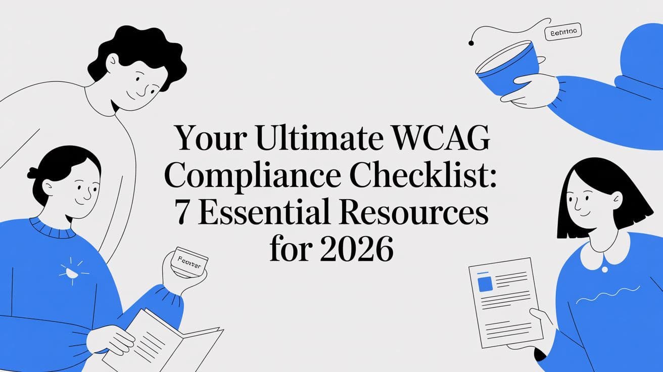 Cover image for Your Ultimate WCAG Compliance Checklist: 7 Essential Resources for 2026