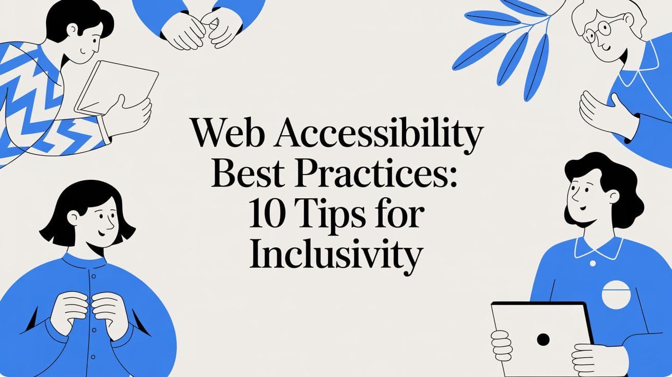 Cover image for web accessibility best practices: 10 tips for inclusivity