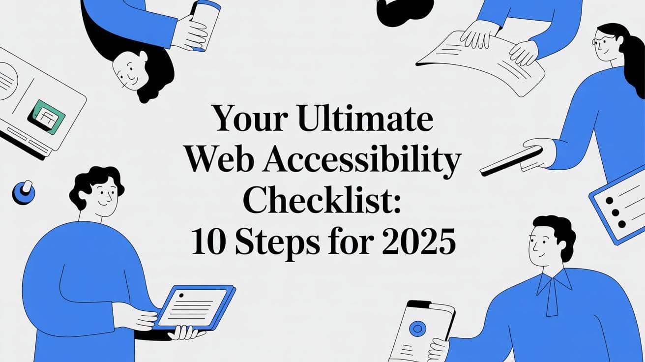 Cover image for Your Ultimate Web Accessibility Checklist: 10 Steps for 2025