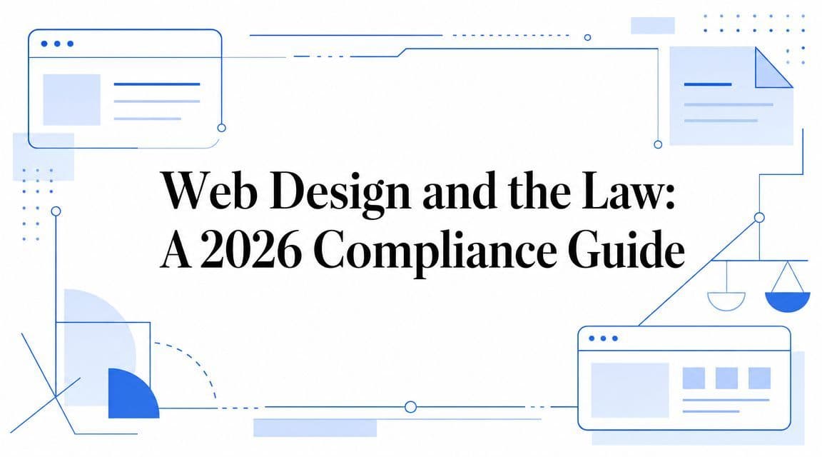 Cover image for Web Design and the Law: A 2026 Compliance Guide