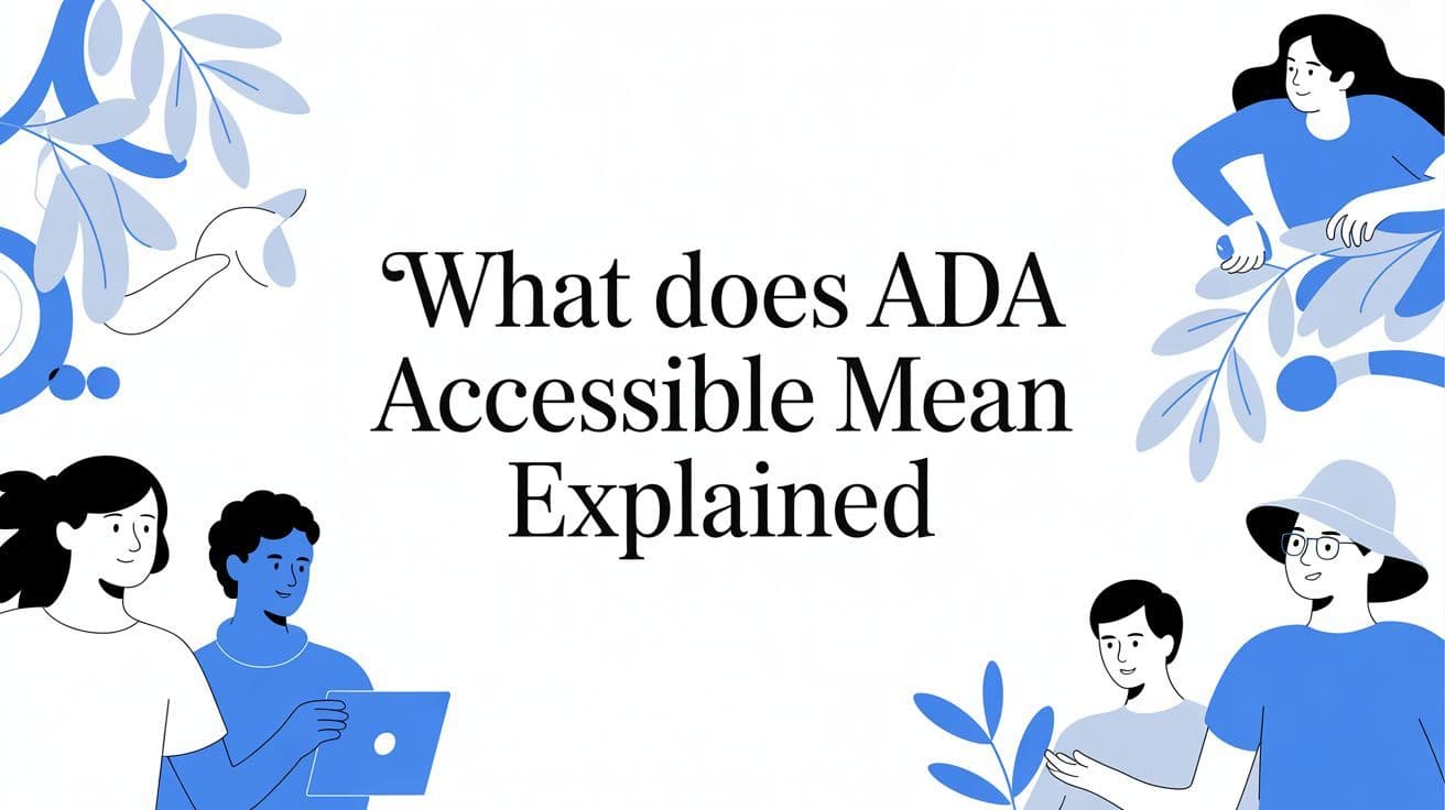 Cover image for What Does ADA Accessible Mean Explained